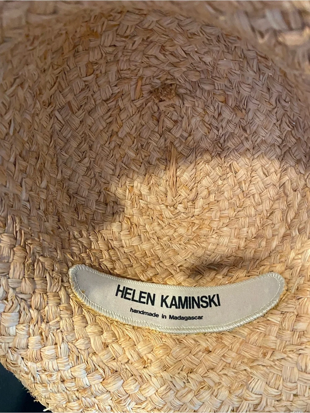Helen Kaminski Raffia Straw Hat, handmade in Madagascar